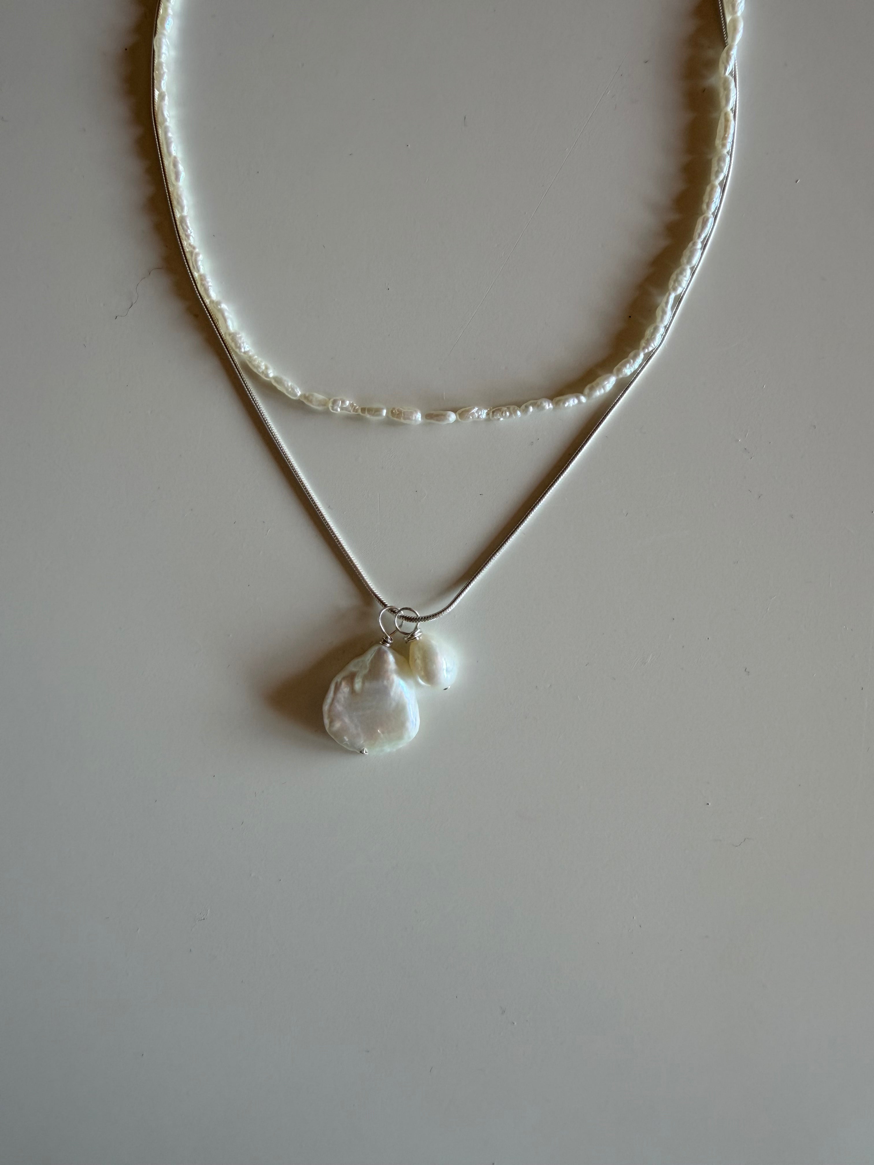 PEARL PENDANT necklace