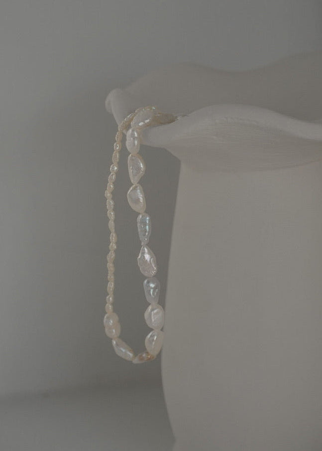 HALF & HALF PEARL necklace