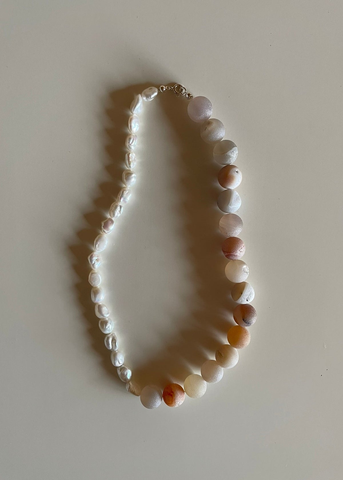 AGATE PEARL necklace